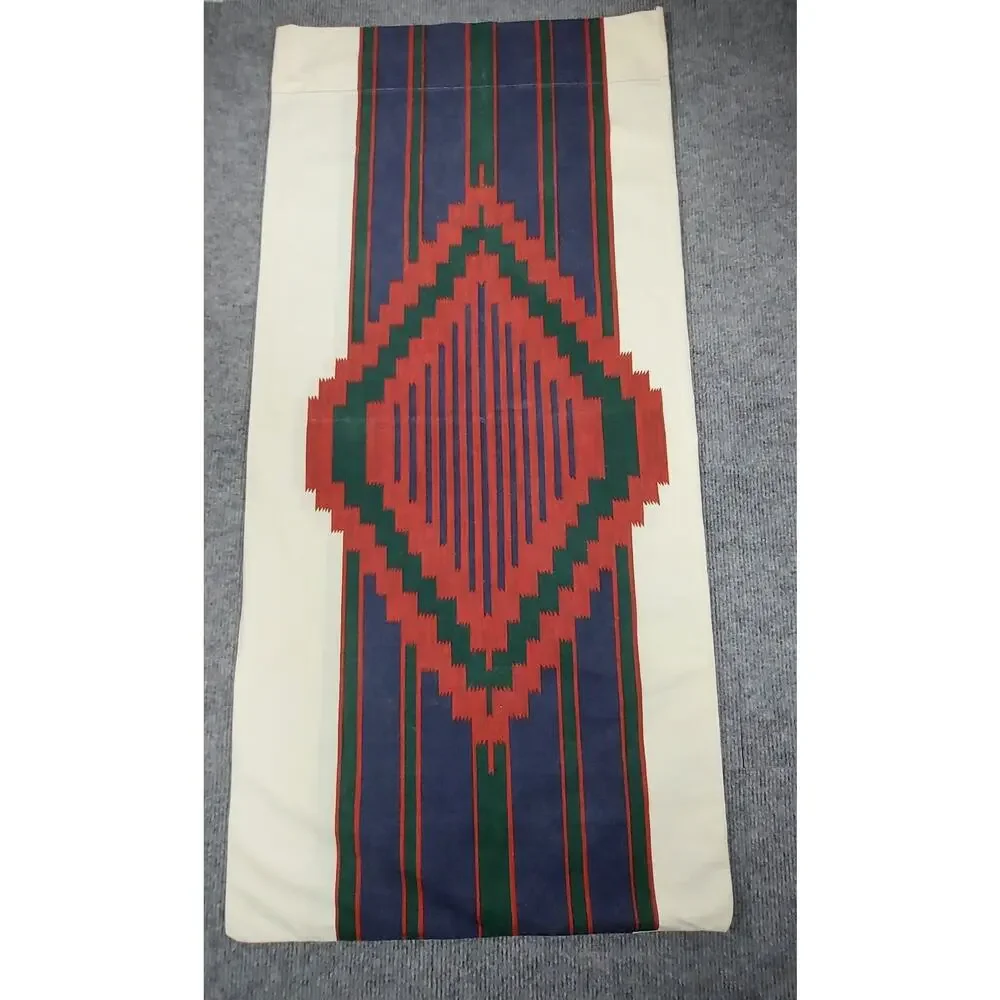 Vtg Ralph Lauren High Desert Pair King Pillowcases Southwest Aztec Native 80s